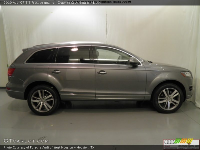 Graphite Gray Metallic / Black 2010 Audi Q7 3.6 Prestige quattro