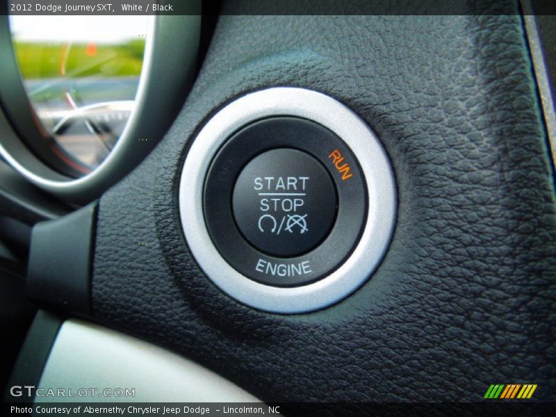 White / Black 2012 Dodge Journey SXT