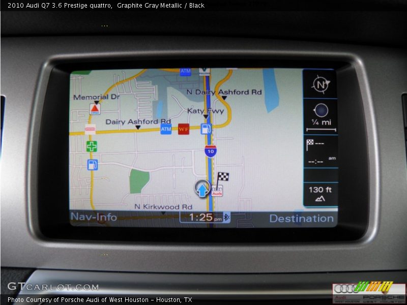 Graphite Gray Metallic / Black 2010 Audi Q7 3.6 Prestige quattro