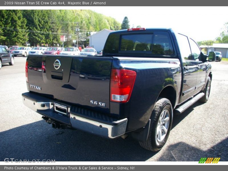 Majestic Blue / Almond 2009 Nissan Titan SE Crew Cab 4x4