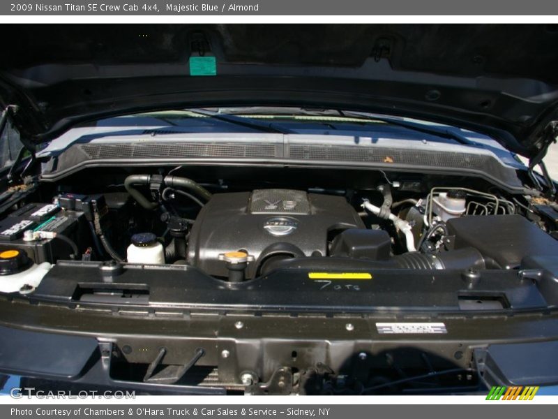 Majestic Blue / Almond 2009 Nissan Titan SE Crew Cab 4x4