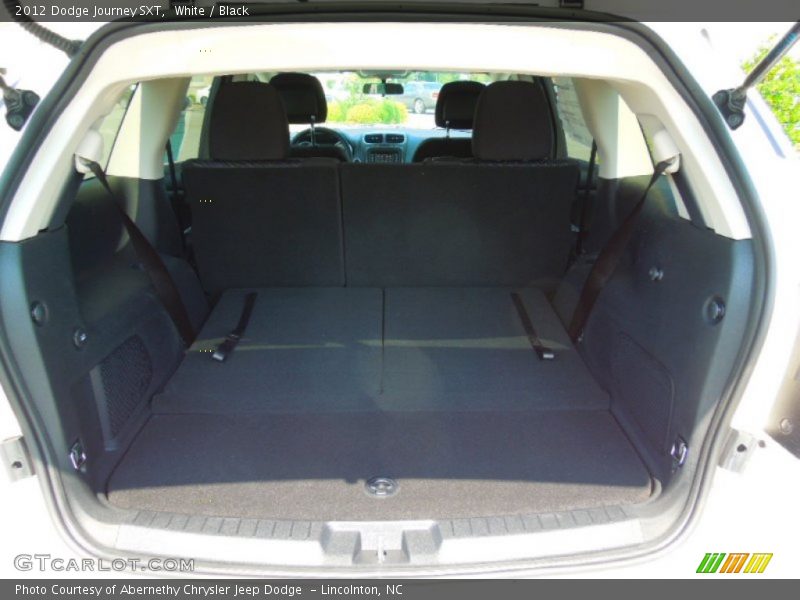 White / Black 2012 Dodge Journey SXT