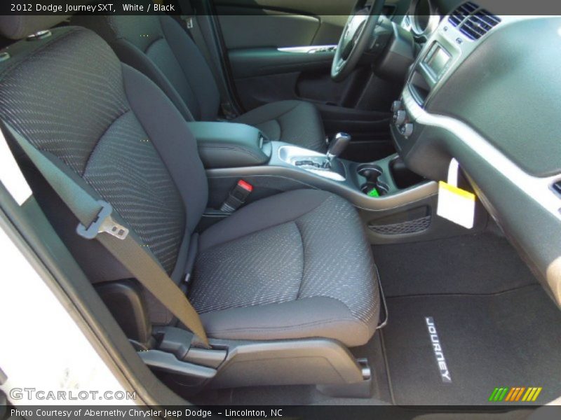 White / Black 2012 Dodge Journey SXT