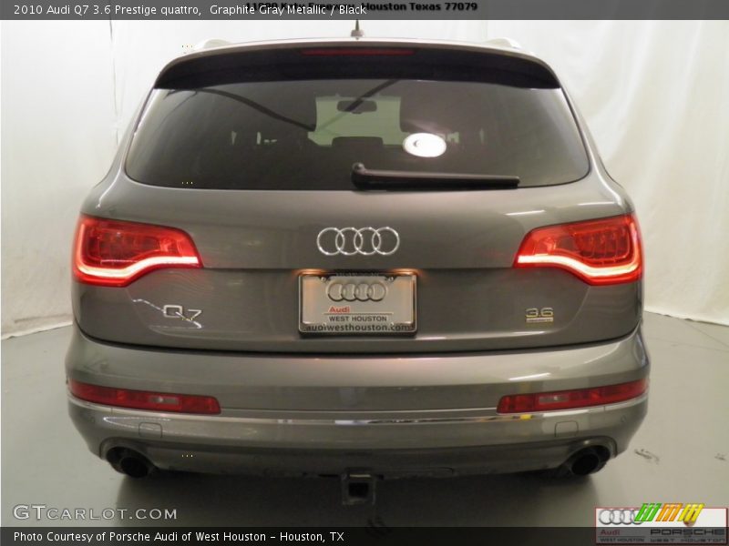 Graphite Gray Metallic / Black 2010 Audi Q7 3.6 Prestige quattro