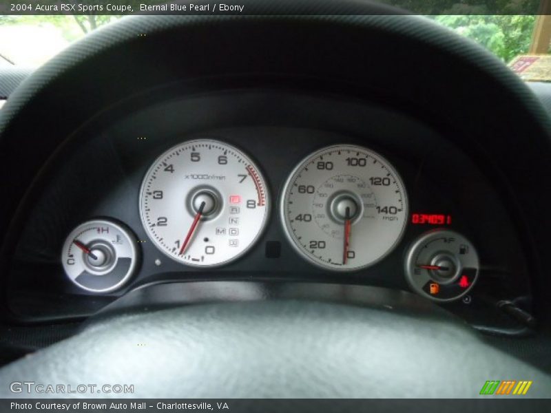 Eternal Blue Pearl / Ebony 2004 Acura RSX Sports Coupe