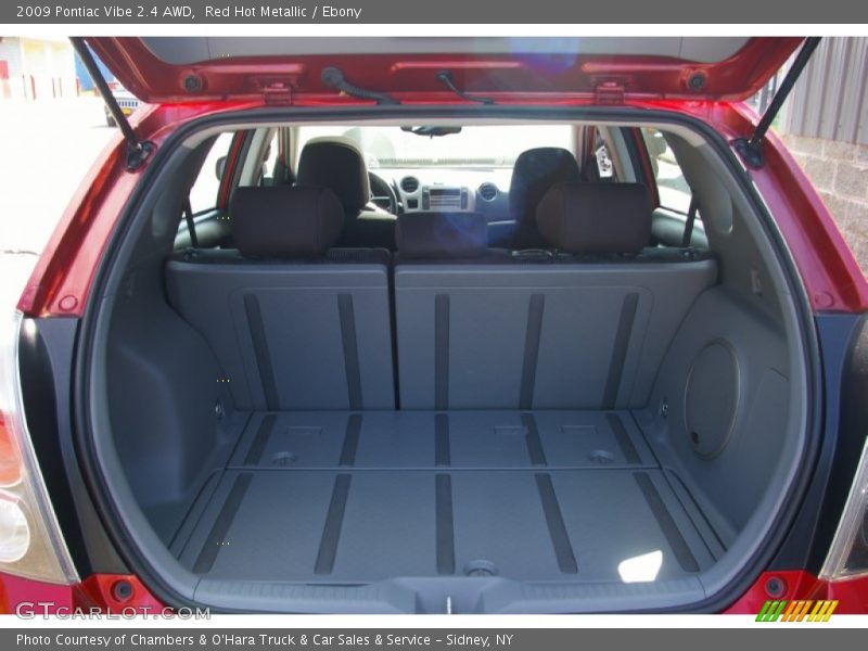 Red Hot Metallic / Ebony 2009 Pontiac Vibe 2.4 AWD