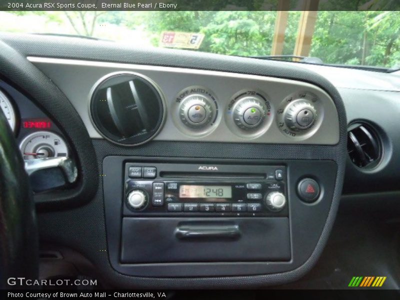 Eternal Blue Pearl / Ebony 2004 Acura RSX Sports Coupe