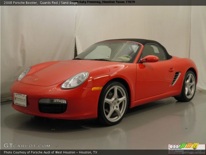 Guards Red / Sand Beige 2008 Porsche Boxster