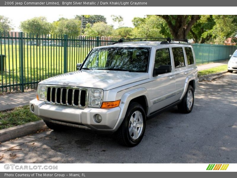 Bright Silver Metallic / Dark Khaki/Light Graystone 2006 Jeep Commander Limited