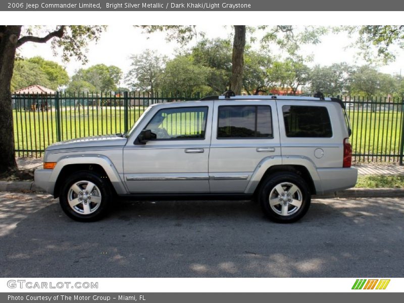 Bright Silver Metallic / Dark Khaki/Light Graystone 2006 Jeep Commander Limited