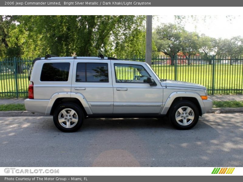 Bright Silver Metallic / Dark Khaki/Light Graystone 2006 Jeep Commander Limited