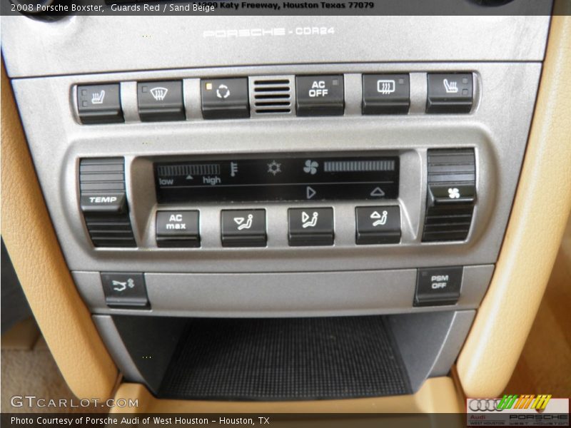 Guards Red / Sand Beige 2008 Porsche Boxster