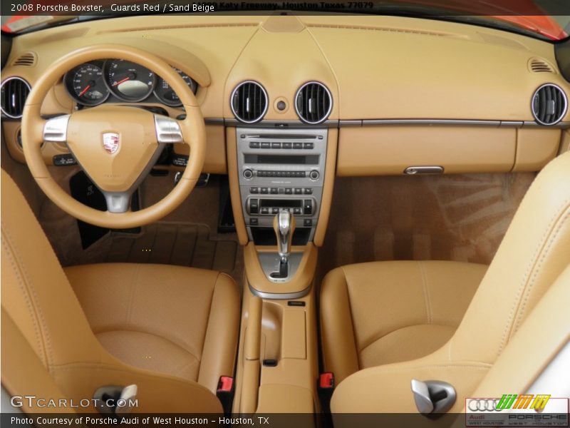 Guards Red / Sand Beige 2008 Porsche Boxster