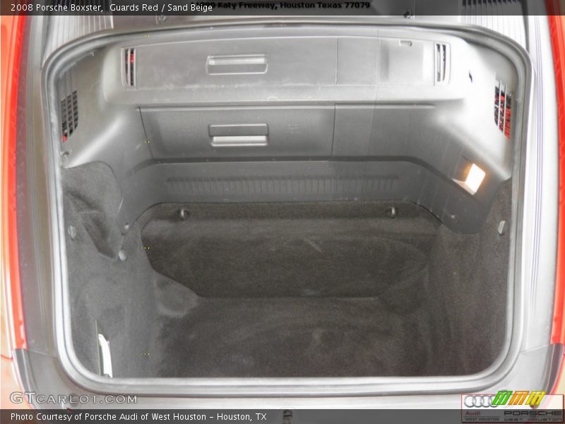 Guards Red / Sand Beige 2008 Porsche Boxster