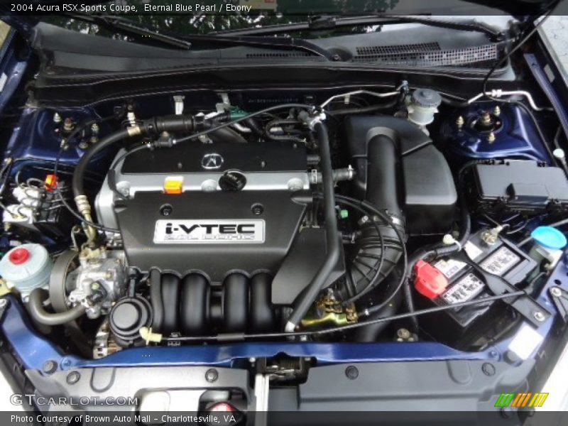 Eternal Blue Pearl / Ebony 2004 Acura RSX Sports Coupe
