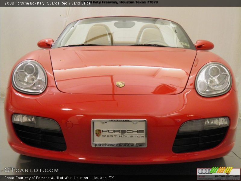 Guards Red / Sand Beige 2008 Porsche Boxster