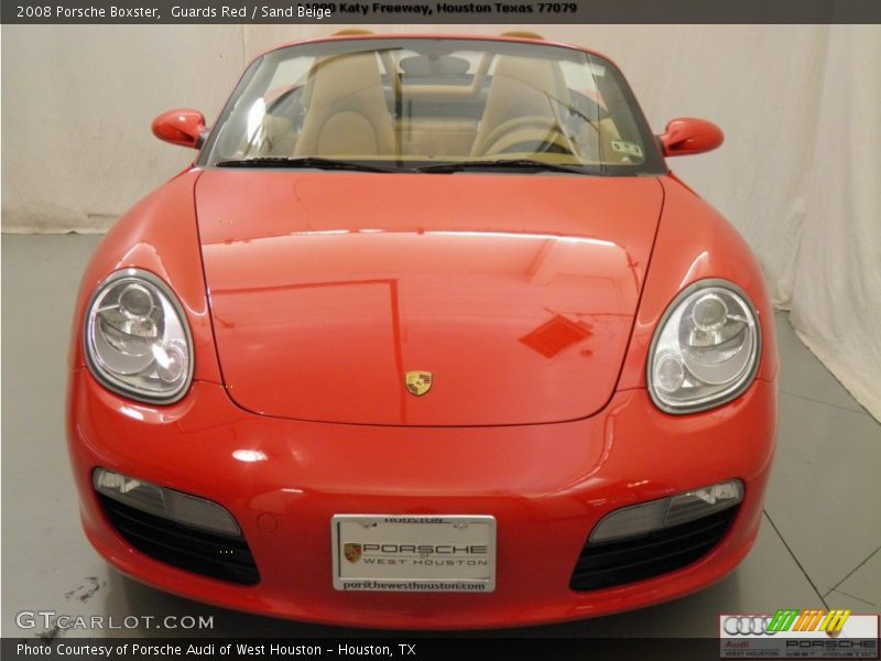 Guards Red / Sand Beige 2008 Porsche Boxster