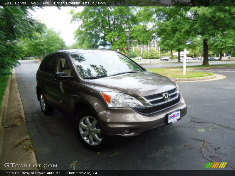 Urban Titanium Metallic / Ivory 2011 Honda CR-V SE 4WD
