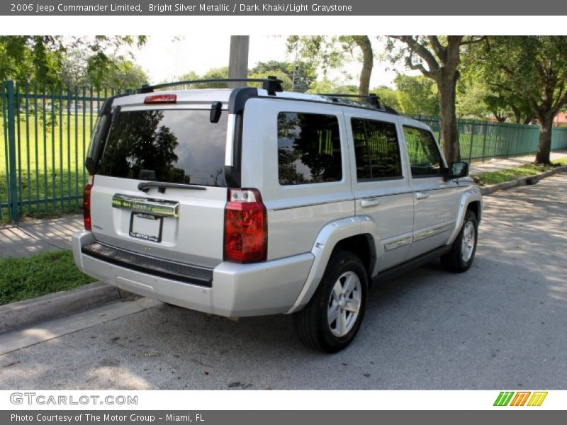 Bright Silver Metallic / Dark Khaki/Light Graystone 2006 Jeep Commander Limited
