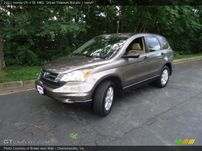 Urban Titanium Metallic / Ivory 2011 Honda CR-V SE 4WD