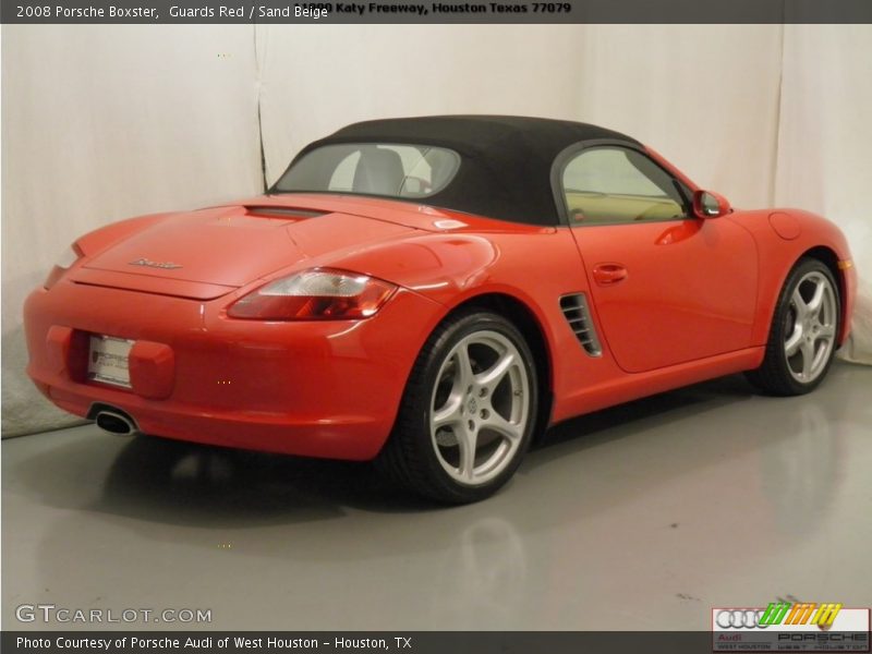 Guards Red / Sand Beige 2008 Porsche Boxster