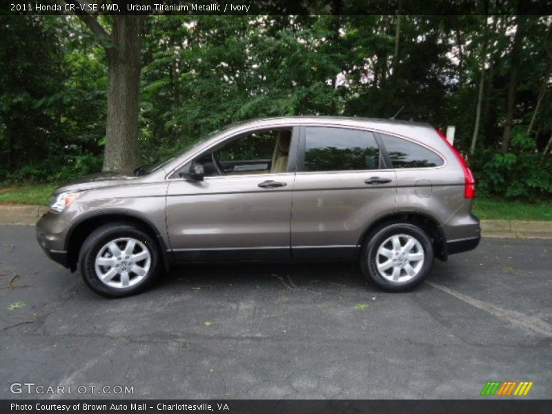 Urban Titanium Metallic / Ivory 2011 Honda CR-V SE 4WD