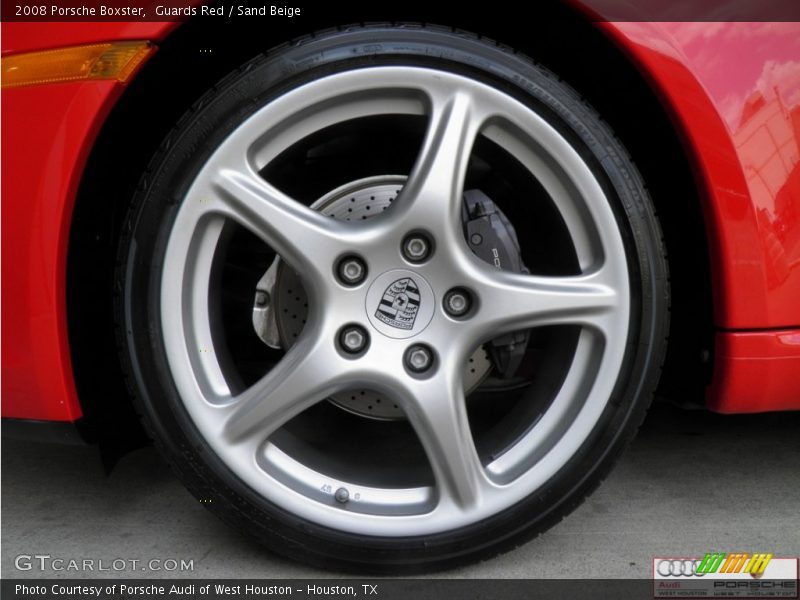 Guards Red / Sand Beige 2008 Porsche Boxster