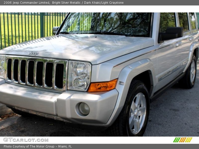 Bright Silver Metallic / Dark Khaki/Light Graystone 2006 Jeep Commander Limited