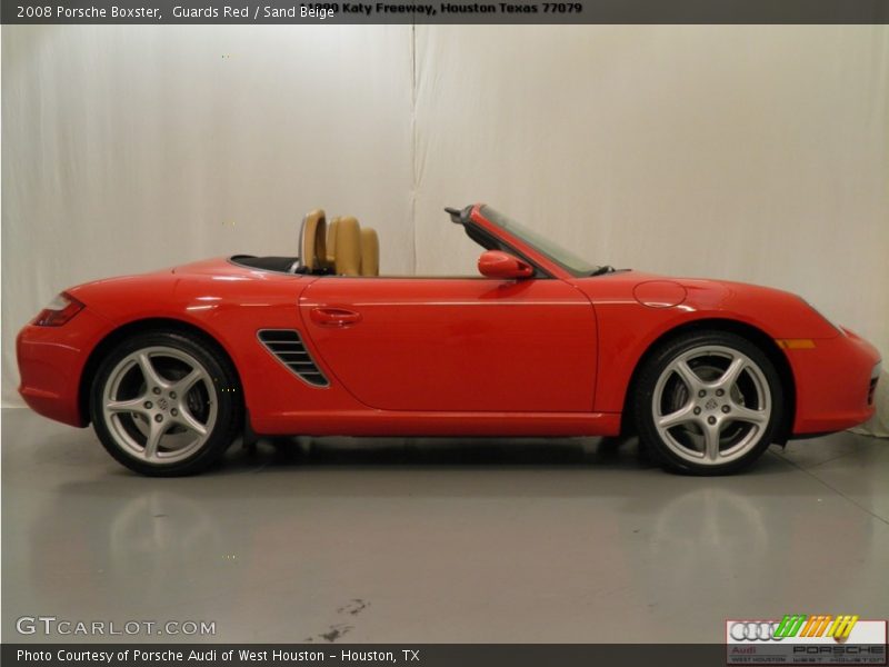 Guards Red / Sand Beige 2008 Porsche Boxster