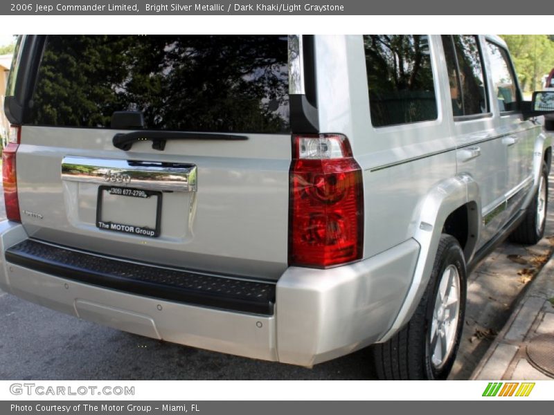 Bright Silver Metallic / Dark Khaki/Light Graystone 2006 Jeep Commander Limited