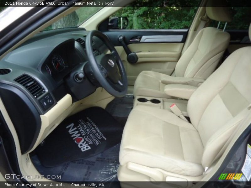 Urban Titanium Metallic / Ivory 2011 Honda CR-V SE 4WD