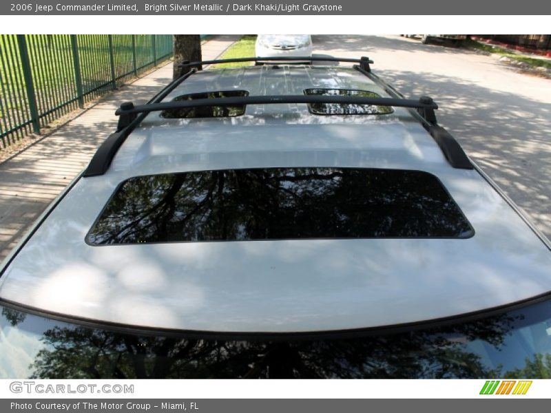 Bright Silver Metallic / Dark Khaki/Light Graystone 2006 Jeep Commander Limited