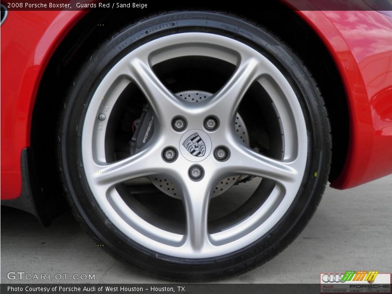 Guards Red / Sand Beige 2008 Porsche Boxster
