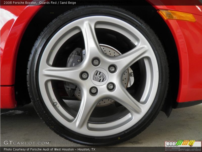 Guards Red / Sand Beige 2008 Porsche Boxster