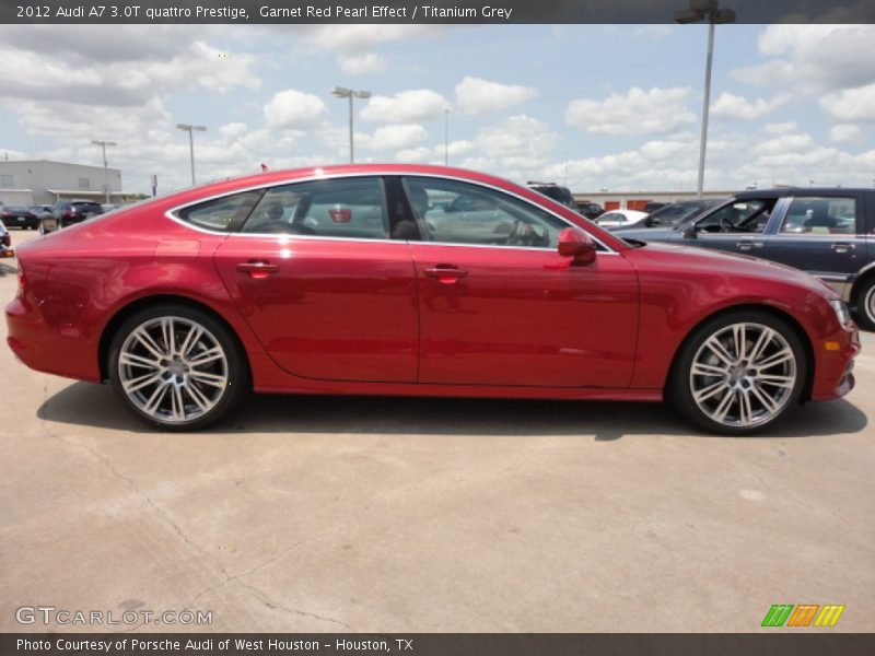 Garnet Red Pearl Effect / Titanium Grey 2012 Audi A7 3.0T quattro Prestige