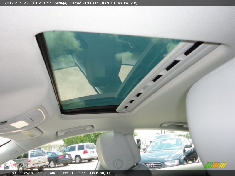 Garnet Red Pearl Effect / Titanium Grey 2012 Audi A7 3.0T quattro Prestige