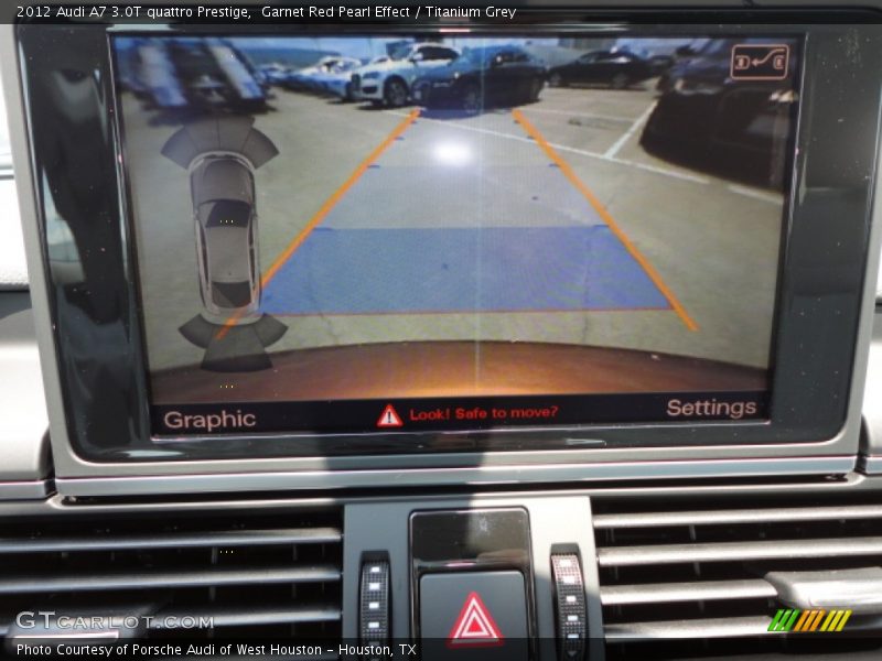 Garnet Red Pearl Effect / Titanium Grey 2012 Audi A7 3.0T quattro Prestige