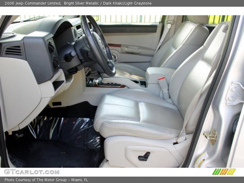 Bright Silver Metallic / Dark Khaki/Light Graystone 2006 Jeep Commander Limited