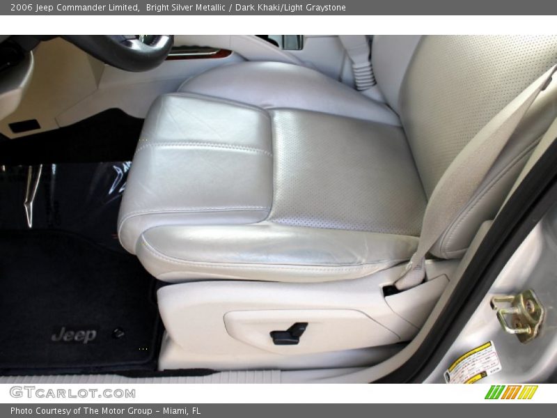 Bright Silver Metallic / Dark Khaki/Light Graystone 2006 Jeep Commander Limited