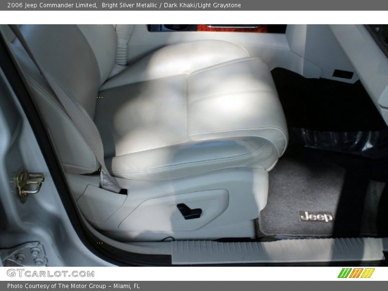 Bright Silver Metallic / Dark Khaki/Light Graystone 2006 Jeep Commander Limited