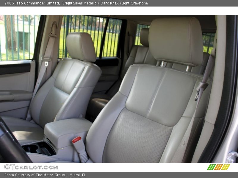 Bright Silver Metallic / Dark Khaki/Light Graystone 2006 Jeep Commander Limited