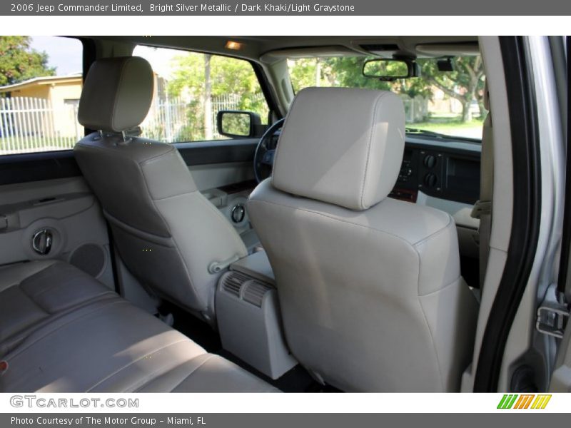 Bright Silver Metallic / Dark Khaki/Light Graystone 2006 Jeep Commander Limited