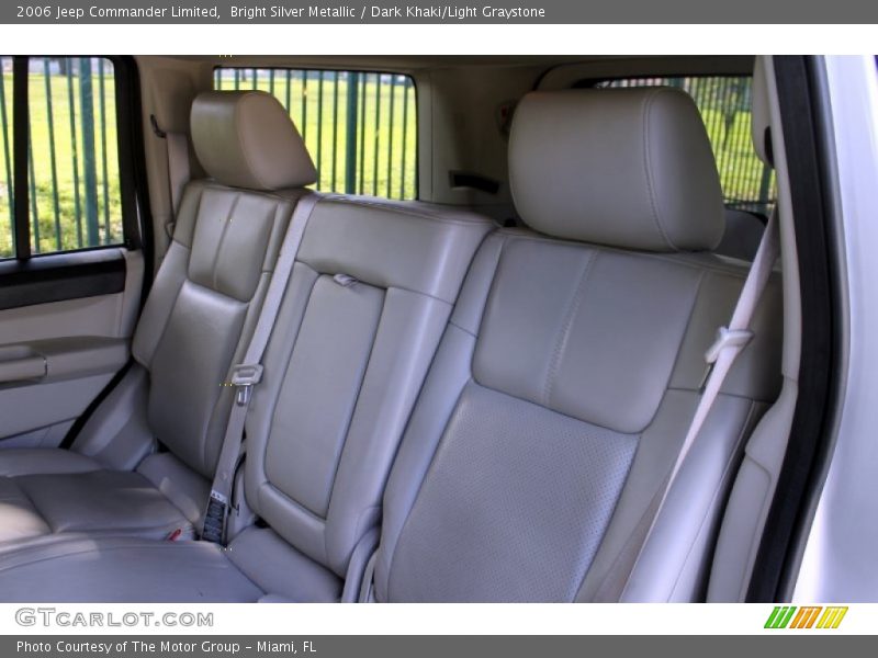 Bright Silver Metallic / Dark Khaki/Light Graystone 2006 Jeep Commander Limited