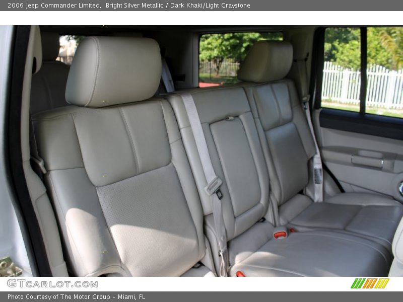 Bright Silver Metallic / Dark Khaki/Light Graystone 2006 Jeep Commander Limited