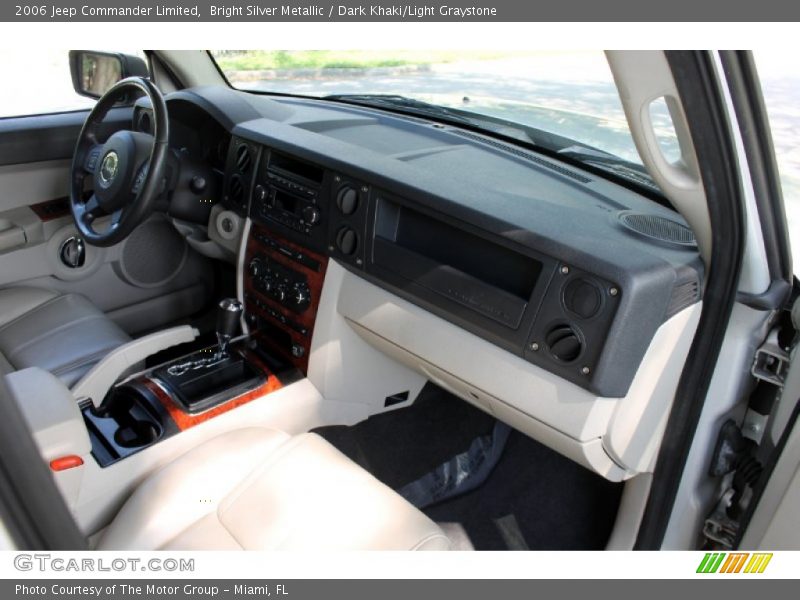 Bright Silver Metallic / Dark Khaki/Light Graystone 2006 Jeep Commander Limited