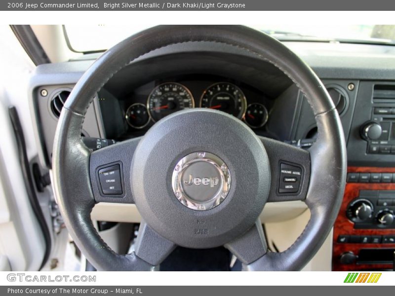 Bright Silver Metallic / Dark Khaki/Light Graystone 2006 Jeep Commander Limited