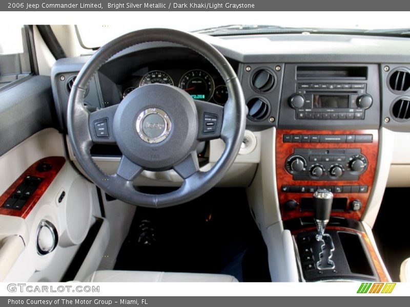 Bright Silver Metallic / Dark Khaki/Light Graystone 2006 Jeep Commander Limited