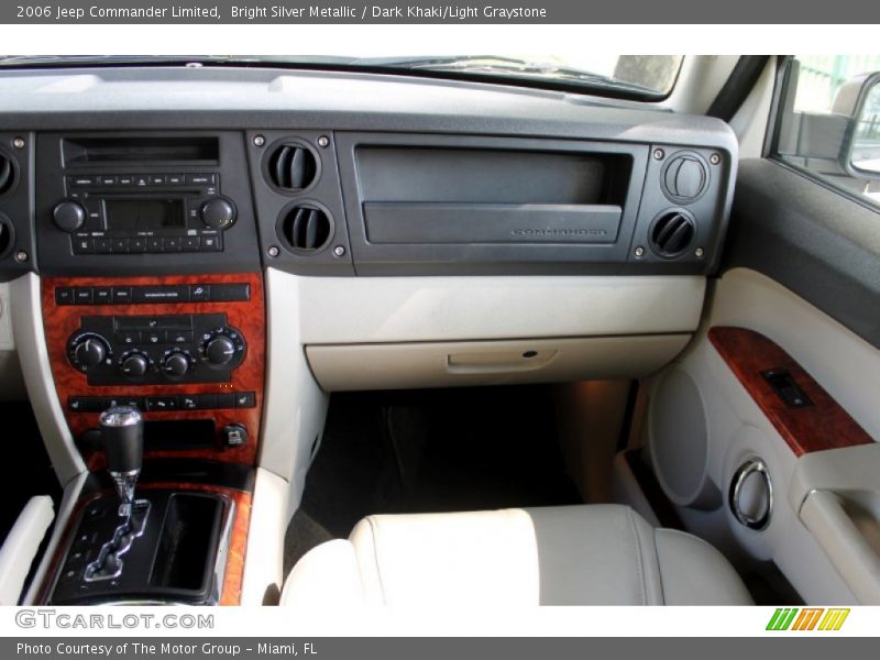 Bright Silver Metallic / Dark Khaki/Light Graystone 2006 Jeep Commander Limited