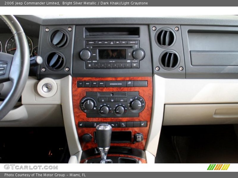 Bright Silver Metallic / Dark Khaki/Light Graystone 2006 Jeep Commander Limited