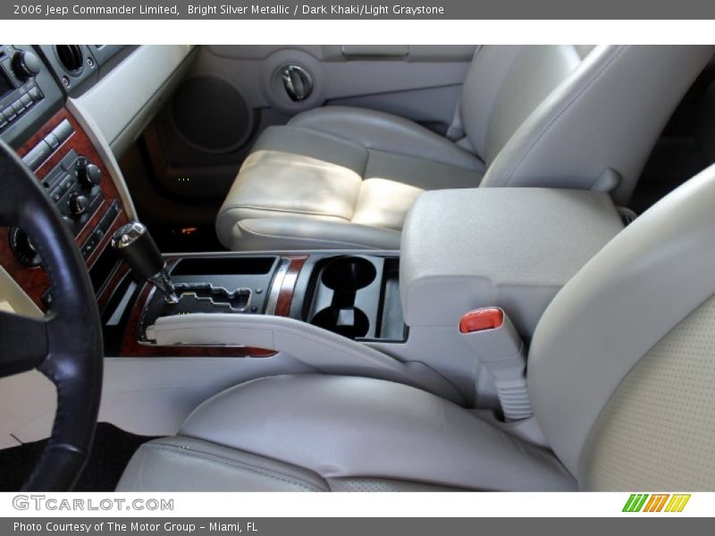 Bright Silver Metallic / Dark Khaki/Light Graystone 2006 Jeep Commander Limited